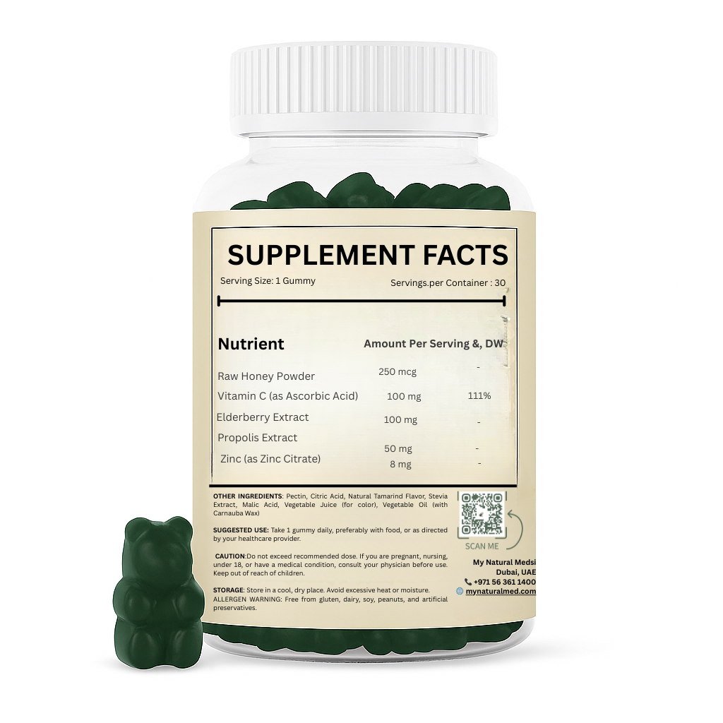 Green Coffee Whole Food Gummies – Honey