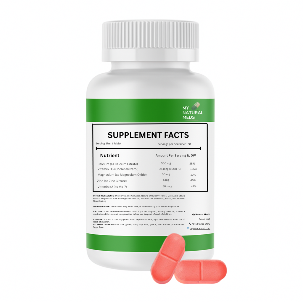 Calcium Tablets – Strawberry  