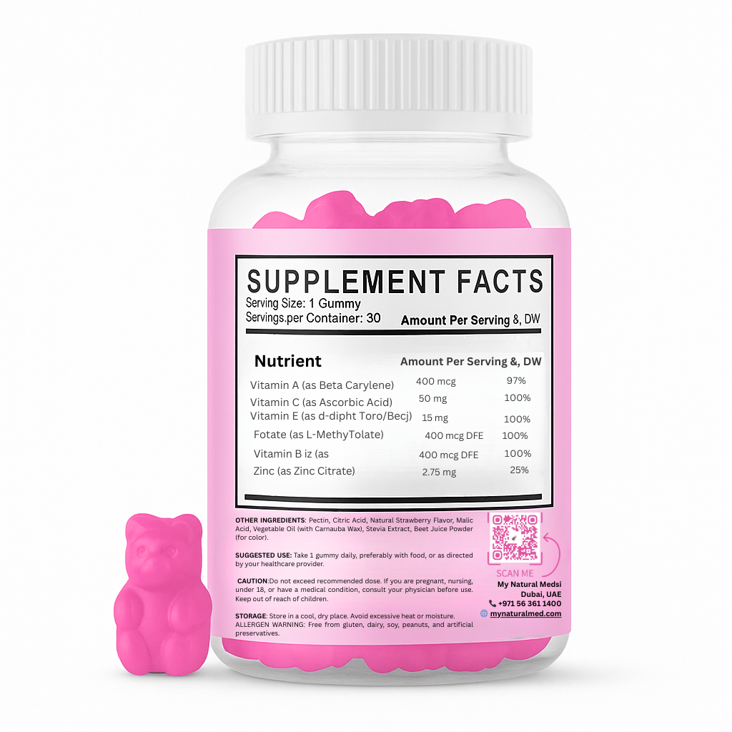 Multivitamin Whole Food Gummies – Strawberry