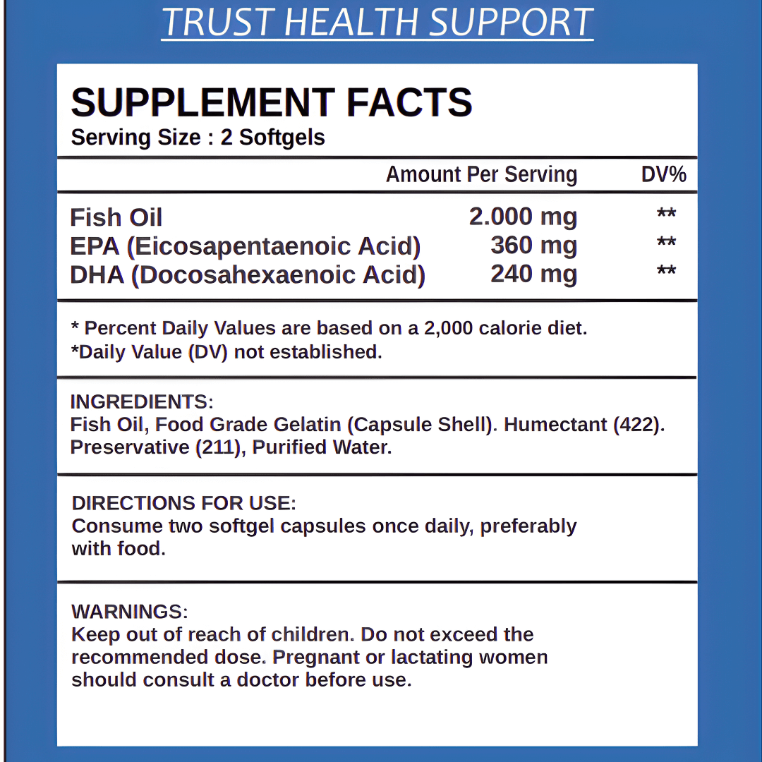 Fish Oil Omega-3 Softgels 
