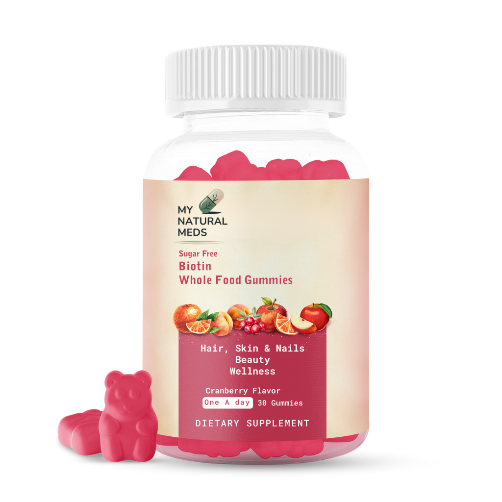 Biotin Whole Food Gummies – Cranberry