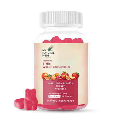 Biotin Whole Food Gummies – Cranberry