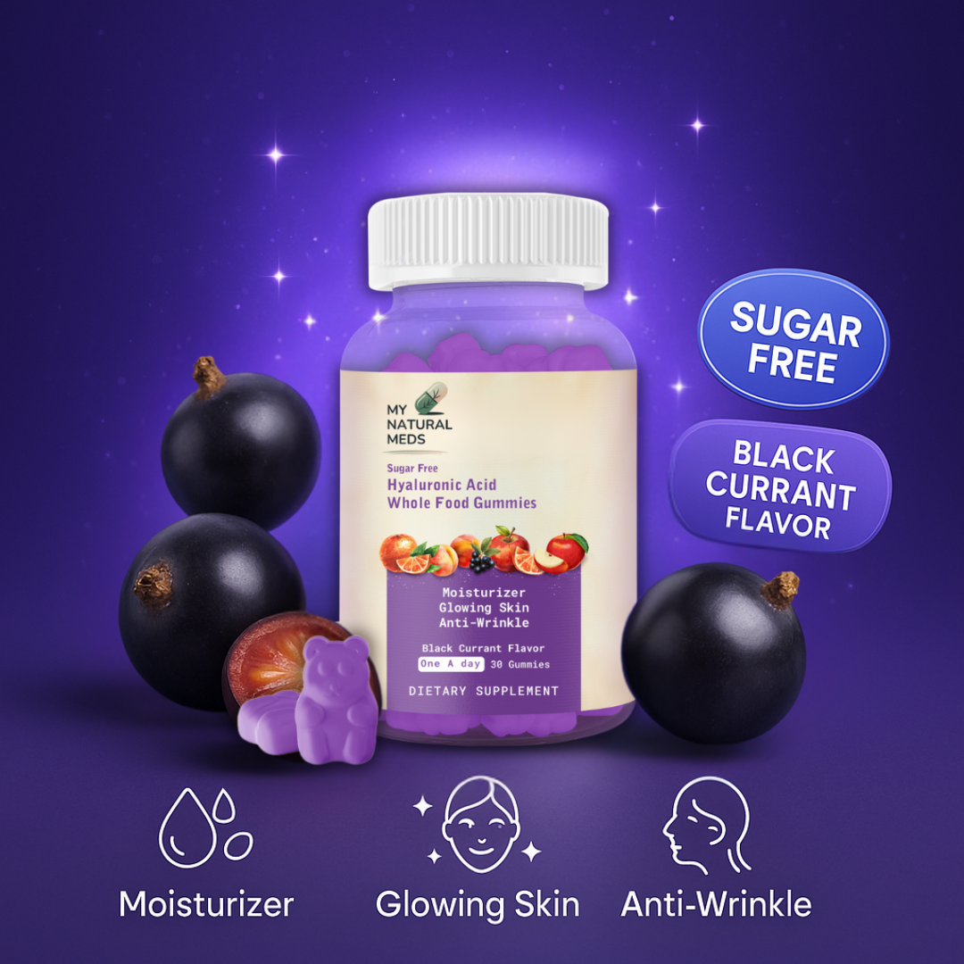 Hyaluronic Acid Whole Food Gummies – Black Currant