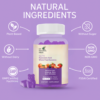 Hyaluronic Acid Whole Food Gummies – Black Currant