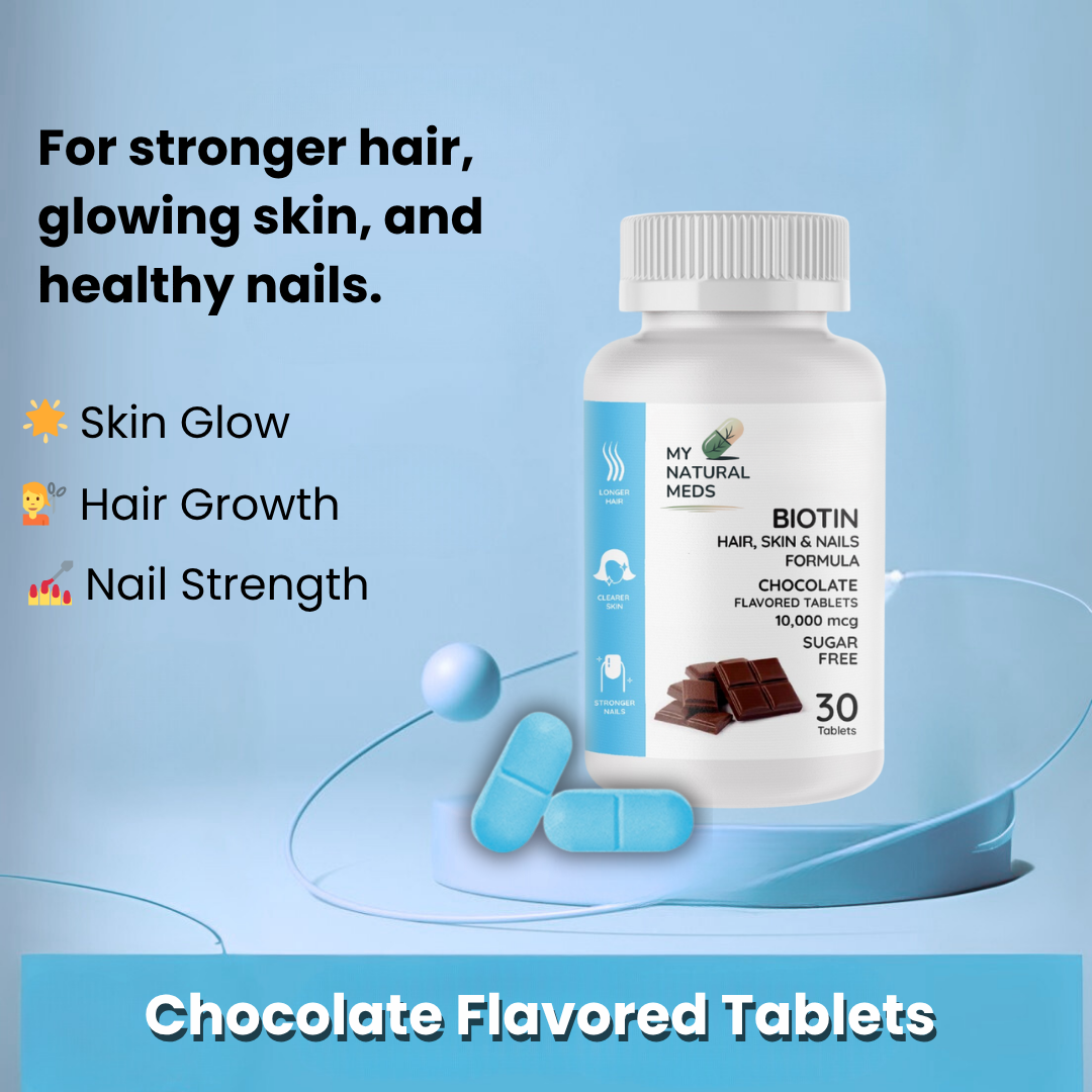 Biotin Tablets – Chocolate Flavor 