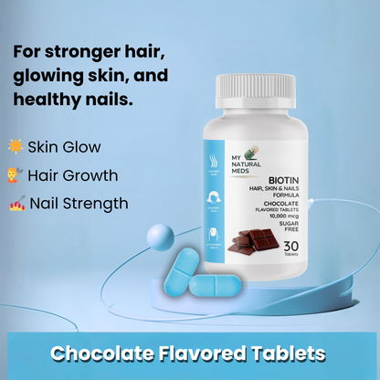 Biotin Tablets – Chocolate Flavor 