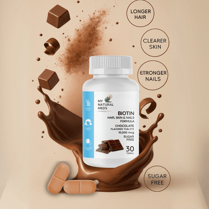 Biotin Tablets – Chocolate Flavor 