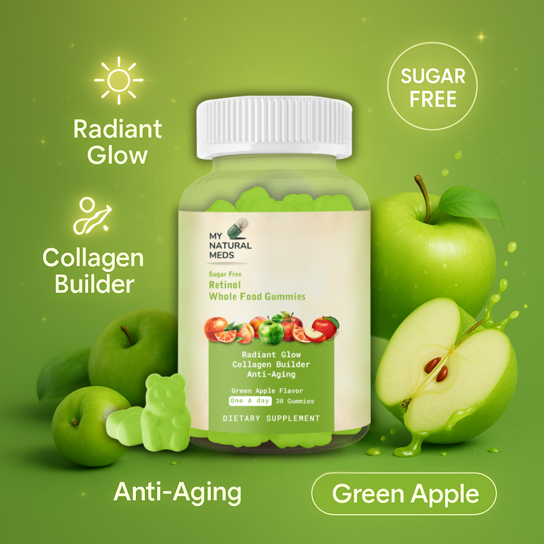 Retinol Whole Food Gummies – Green Apple