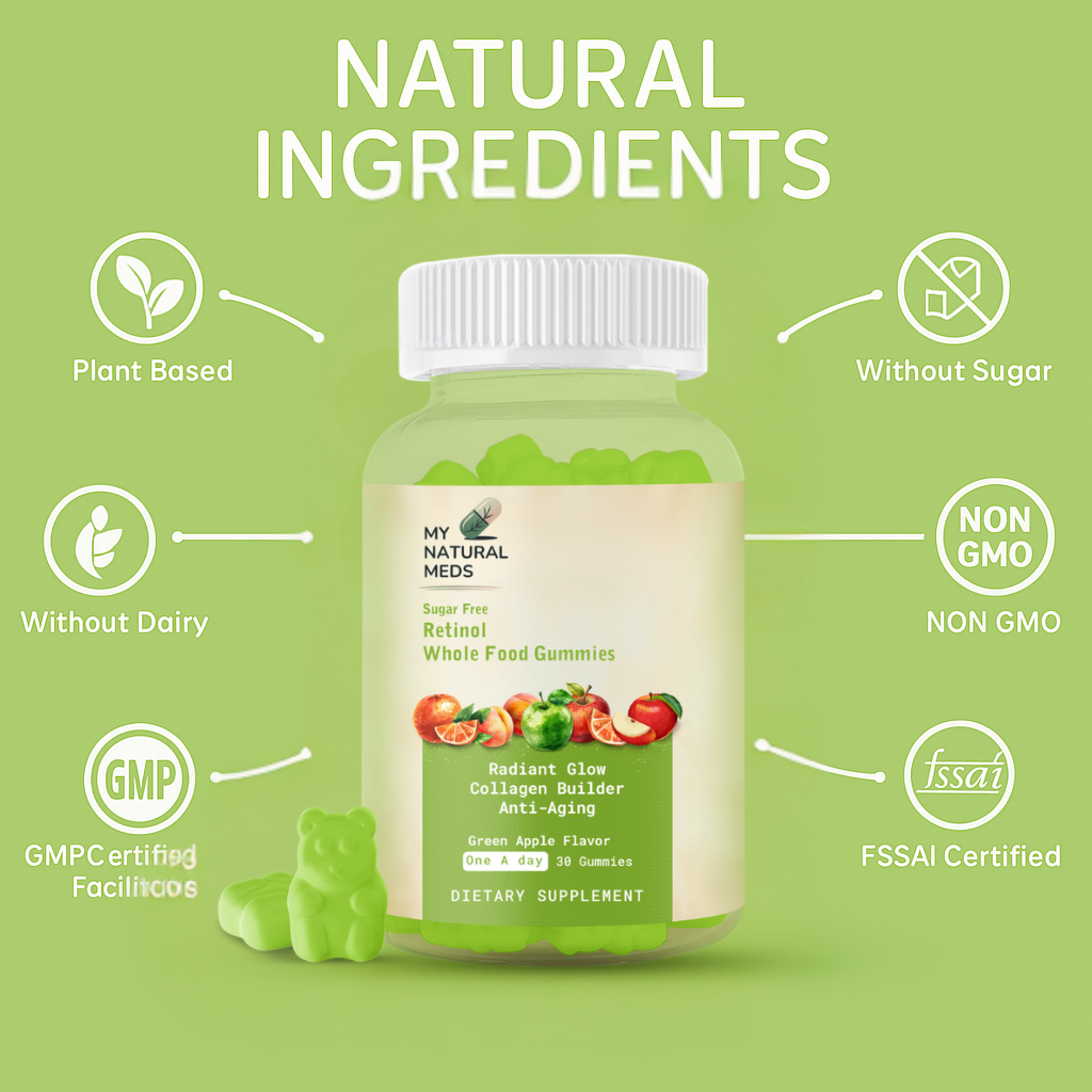 Retinol Whole Food Gummies – Green Apple