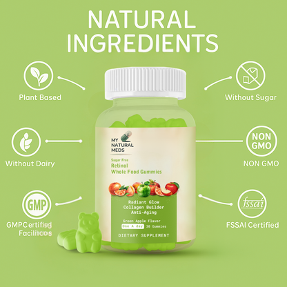Retinol Whole Food Gummies – Green Apple
