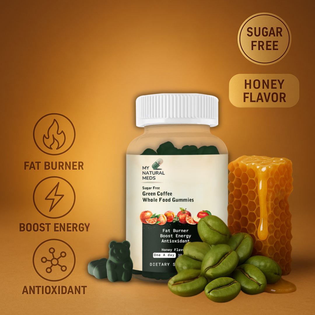 Green Coffee Whole Food Gummies – Honey