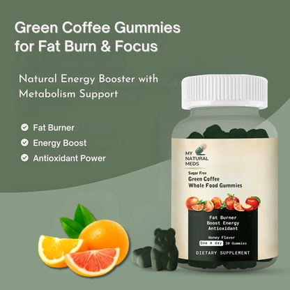 Green Coffee Whole Food Gummies – Honey