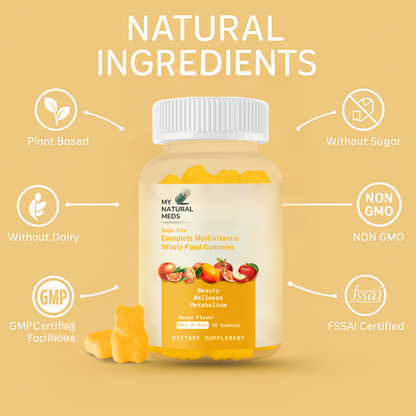 Complete Multivitamin Whole Food Gummies – Mango