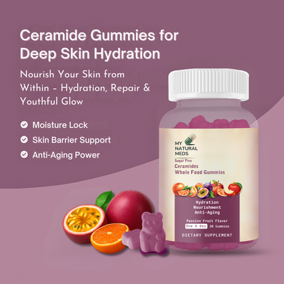 Ceramides Whole Food Gummies – Passion Fruit