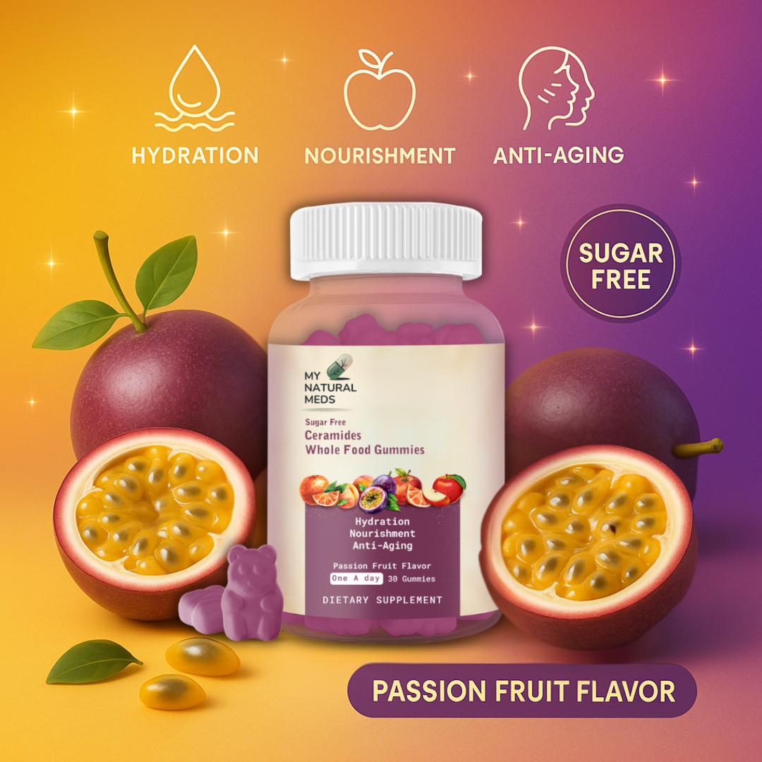 Ceramides Whole Food Gummies – Passion Fruit