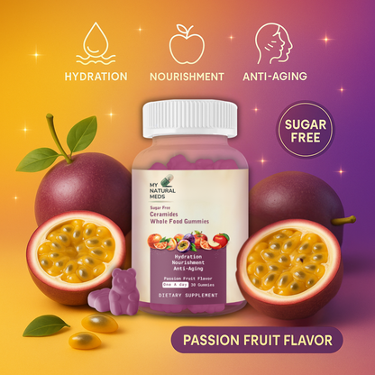 Ceramides Whole Food Gummies – Passion Fruit