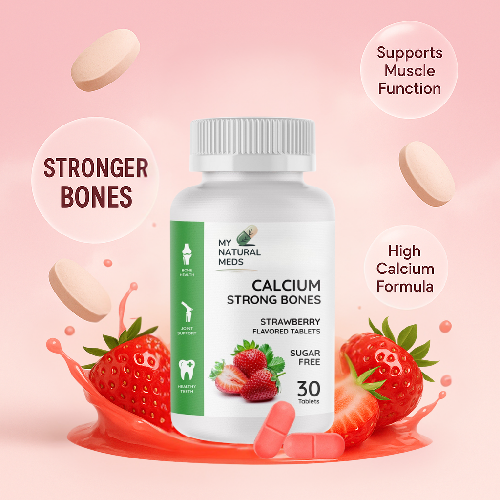 Calcium Tablets – Strawberry  