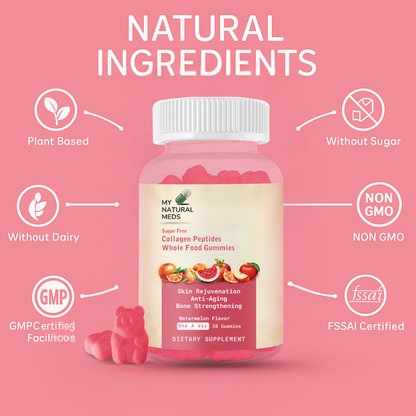 Collagen Peptides Whole Food Gummies – Watermelon