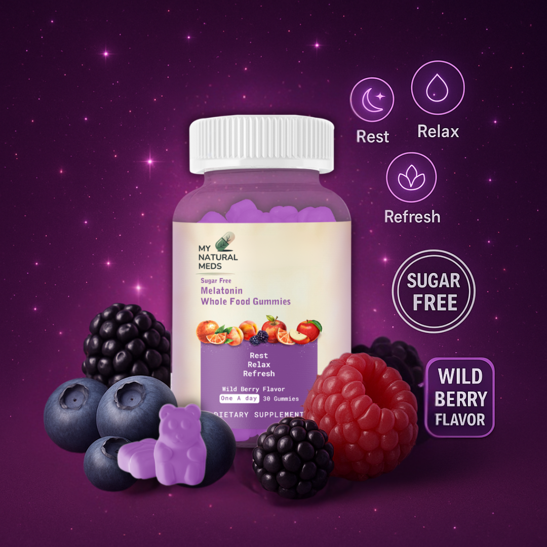 Melatonin Whole Food Gummies – Wild Berry