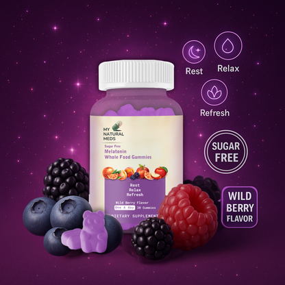 Melatonin Whole Food Gummies – Wild Berry