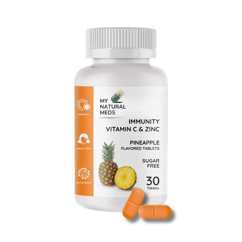 Immunity Tablets – Pineapple | Vitamin C & Zinc for Daily Wellness