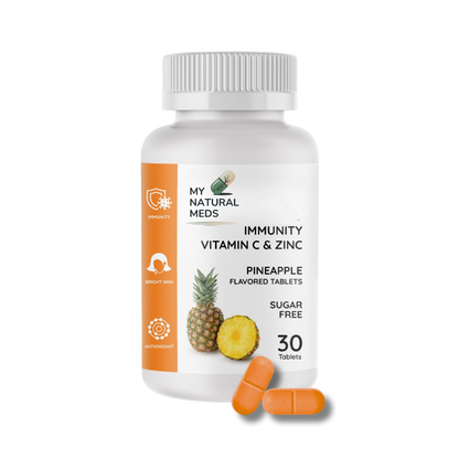 Immunity Tablets – Pineapple | Vitamin C & Zinc for Daily Wellness