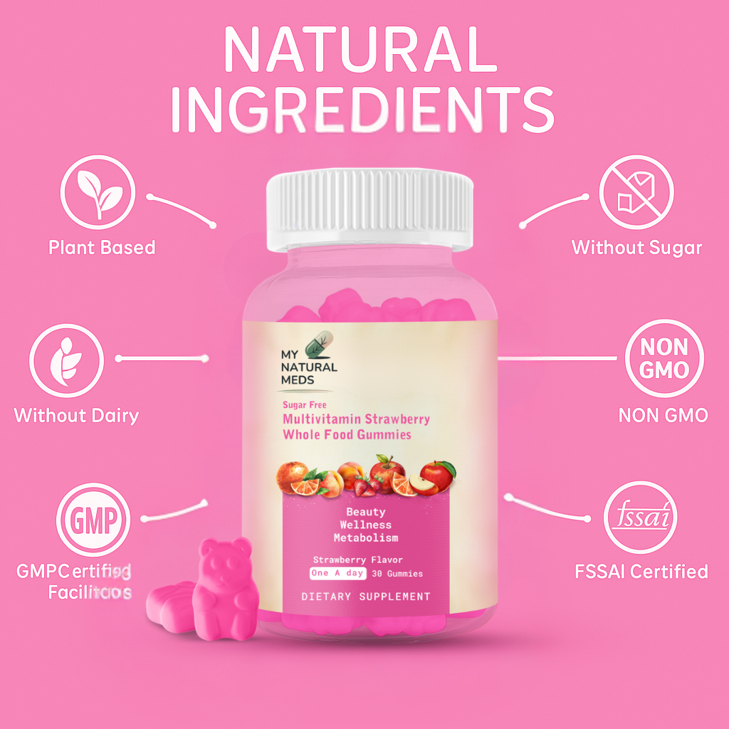 Multivitamin Whole Food Gummies – Strawberry