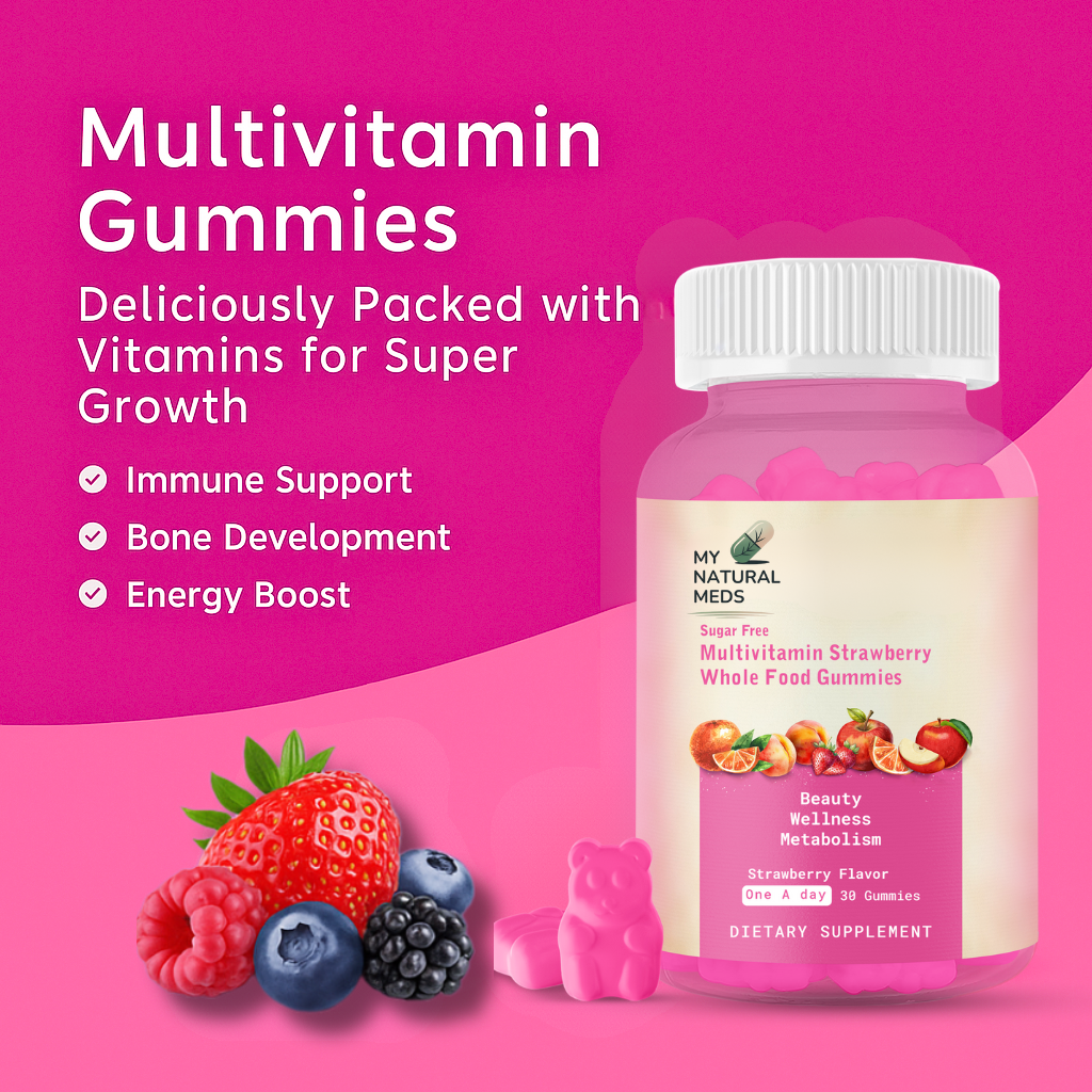 Multivitamin Whole Food Gummies – Strawberry