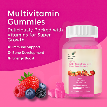 Multivitamin Whole Food Gummies – Strawberry